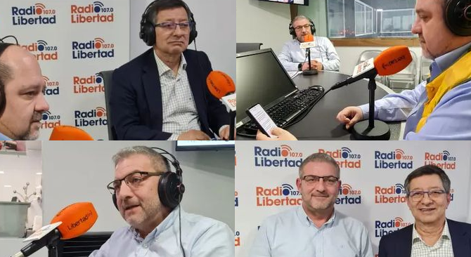 Iñaki Angulo y Juan Carlos Barrera en Radio Libertad
